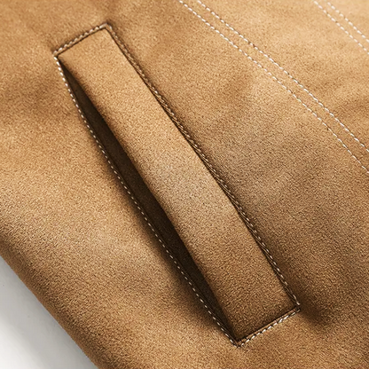 Noah Suede Trucker Jacket