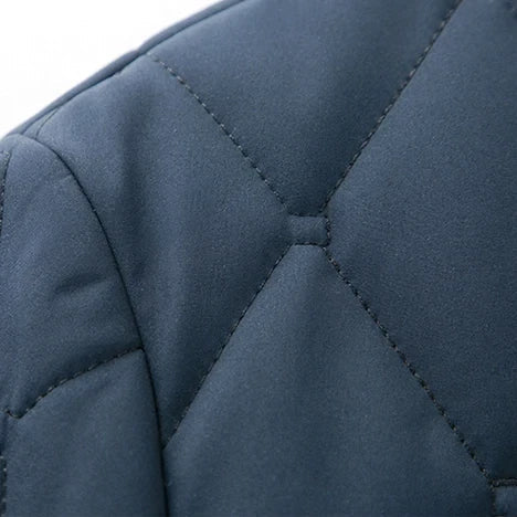 Grey Quilted Jacket