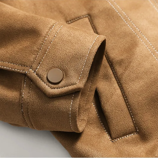 Noah Suede Trucker Jacket