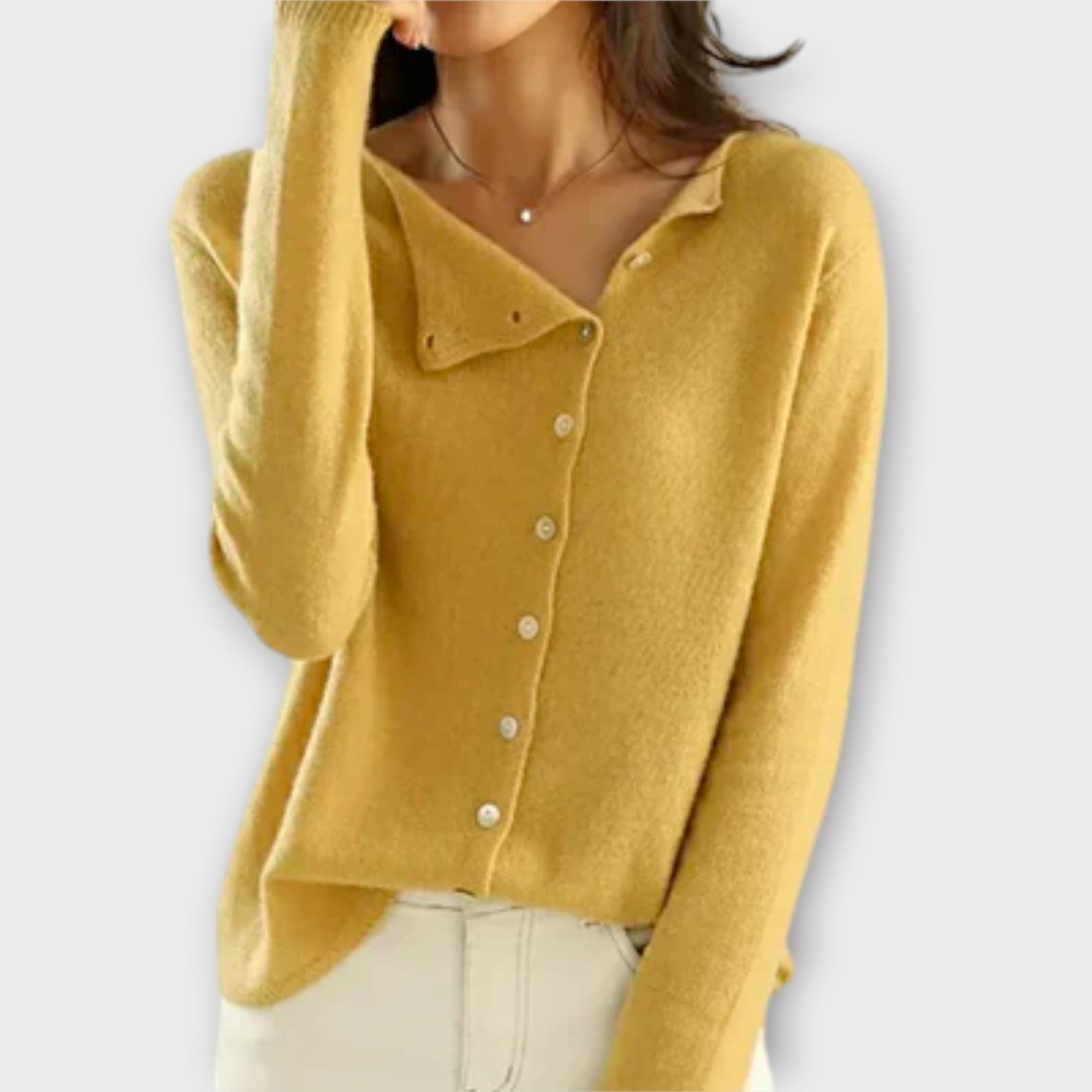 Seren Asymmetrical Knit Cardigan