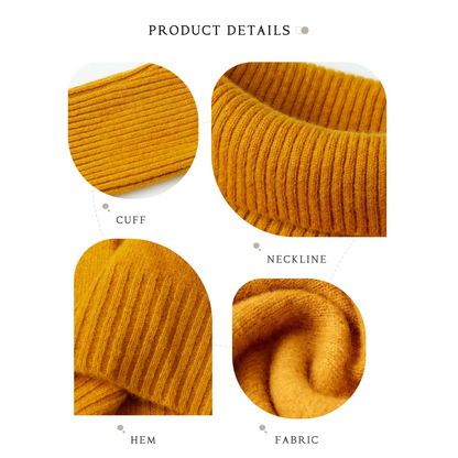 Amilia Cashmere Turtleneck Sweater