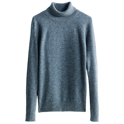Amilia Cashmere Turtleneck Sweater