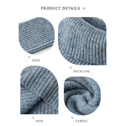 Amilia Cashmere Turtleneck Sweater