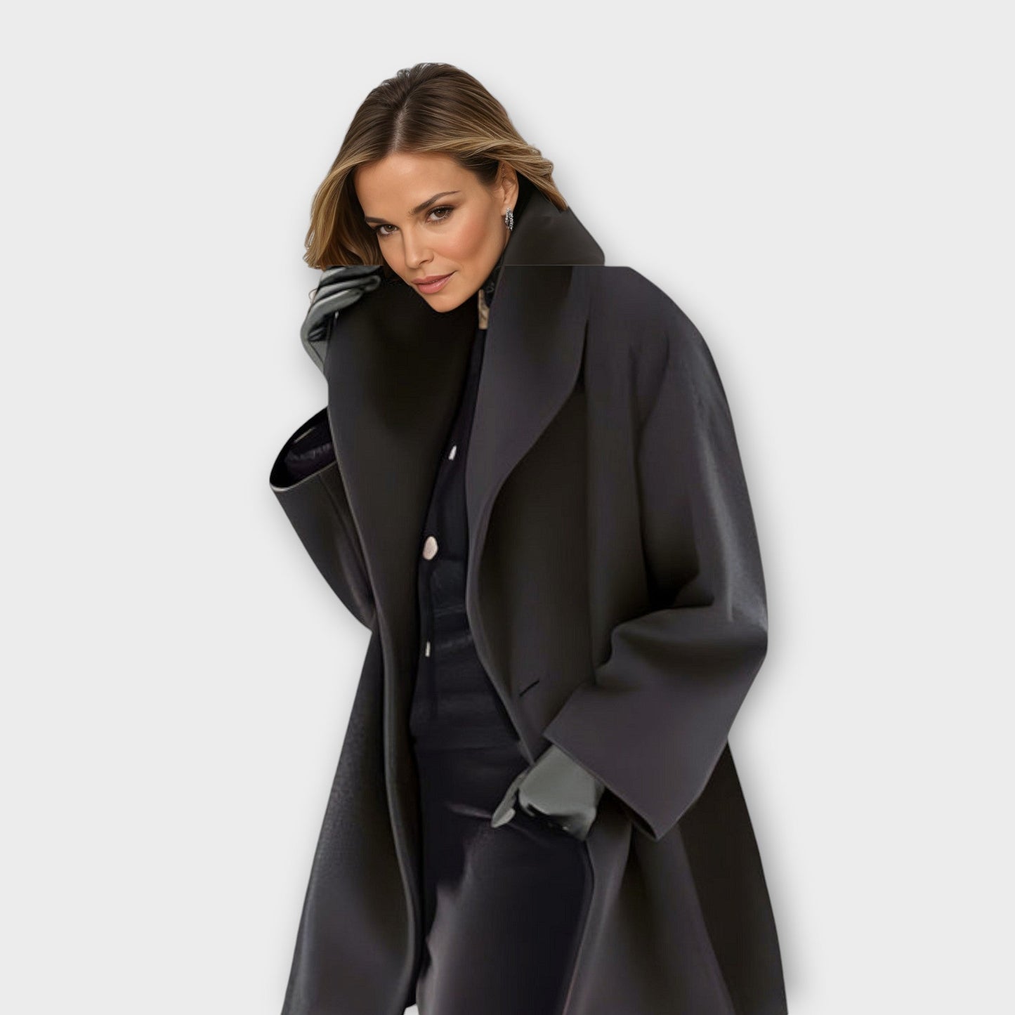 Noelle Premium Windproof Wool Coat