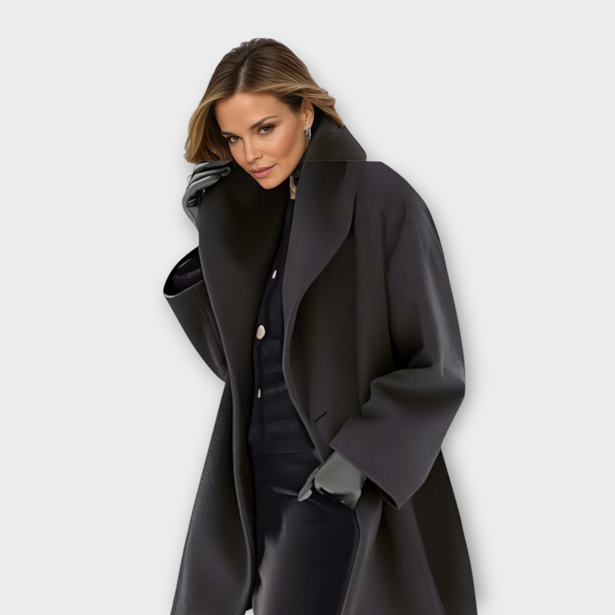 Noelle Premium Windproof Wool Coat