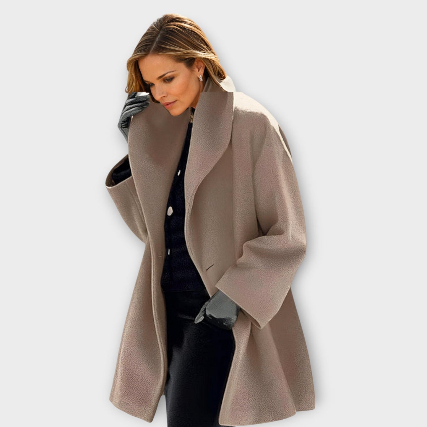 Noelle Premium Windproof Wool Coat