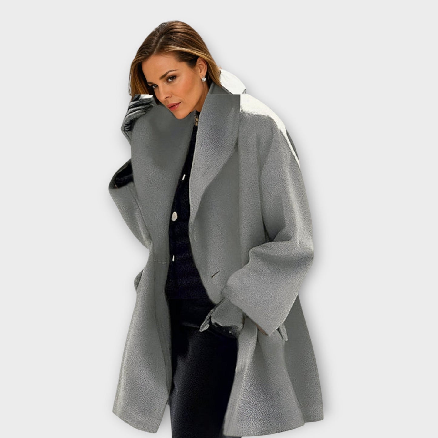 Noelle Premium Windproof Wool Coat